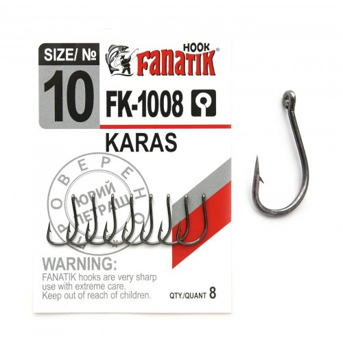 Крючки FANATIK FK-1008 KARAS №10 (8)