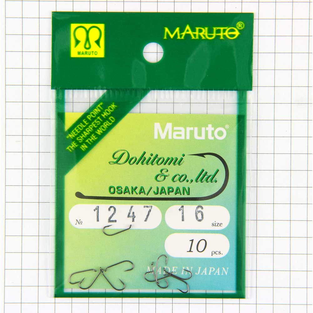 Крючки Maruto 1247 TDE BN №16 (10шт.) мушиный