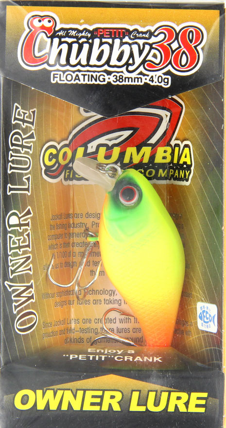 Воблер Columbia Crank Chubby 38mm 4.0гр, цв.12