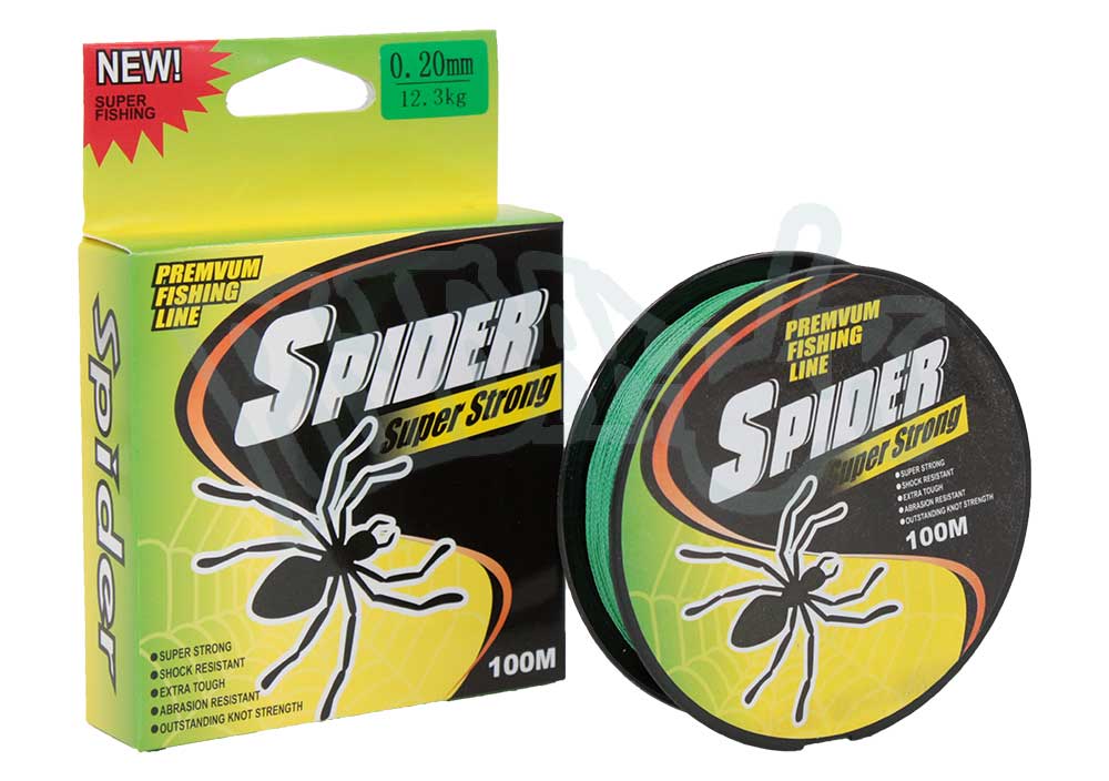 Леска плетенка SPIDER 100m (0,25)