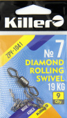 Вертлюг Diamond rolling swivel №7 арт.1041