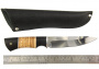 Нож Окский Сокол ст.65х13 Граб с берестой 