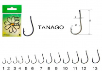 Крючок FISH TANAGO-Ring №11с ушком, покрытие BN (10шт)