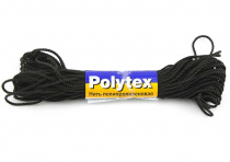 Нить Polytex, 210 den/48 (1,80мм), тест 60кг, моток 15м, черная
