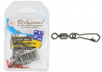 Вертлюг+карабин RUBICON Rolling Swivel w/Hooked Shap 71062-04 №4, тест 20кг