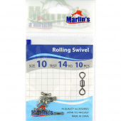 Вертлюг Marlin's Rolling Swivels №10 уп.10шт. SH1001-010