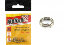 Кольца заводные d=6х0.8мм, 10кг (10шт/уп) Helios (HS-ZPY-1112-6х0,8)