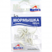 Мормышка литая Marlin`s Личинка №2 (0,93гр) кр.Crown (уп.-10шт), арт.7003-202