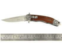 Нож складной Лев FB3060 ручка дерево.
