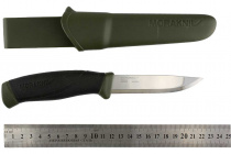 Нож Morakniv Companion MG(C) углерод.сталь,цвет хаки  (R36344)