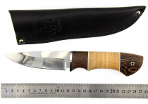 Нож Окский Стриж ст.65х13 рукоять венге, береста, дюраль, фибра (6309)