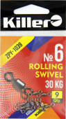 Вертлюг Rolling swivel №6 арт.1039