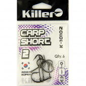 Крючки Killer CARP SHORT №2  (10102)